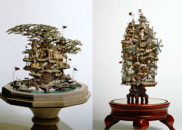 Miniature Building Sculptures
