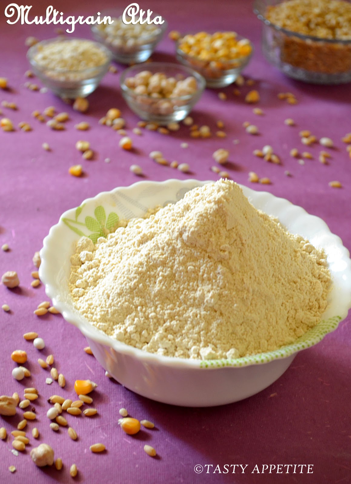 How to make Multigrain Atta at home ? Homemade Chapathi Flour