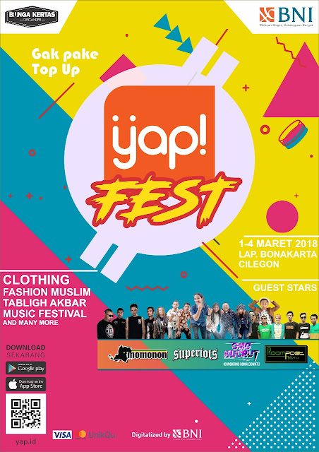 yap! Fest (Cilegon Big Sale) Akan Hadir di Bonakarta pada 1-4 Maret 2018