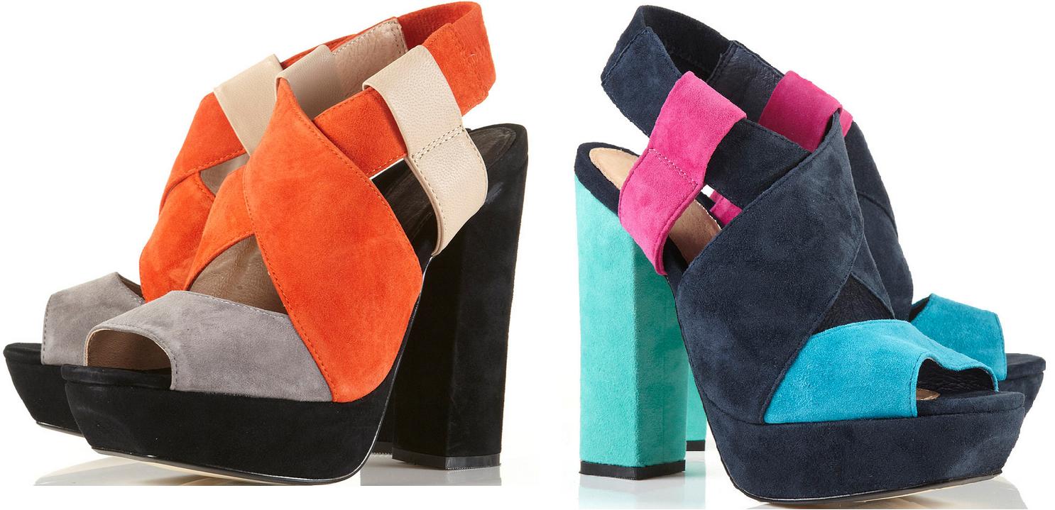 topshop blue shoes