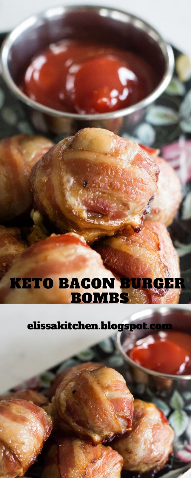 Keto Bacon Burger Bombs freerecipefoods