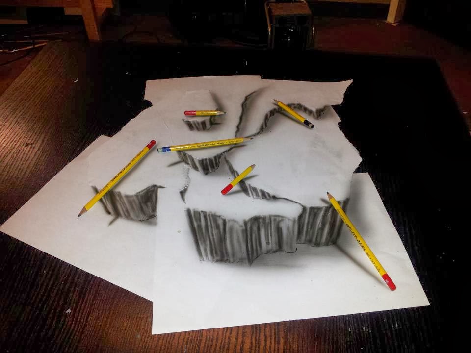 Lukisan Pensil 3D | Blog Urang Kuningan