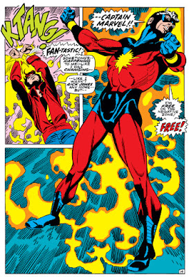 Captain Marvel #17, Rick Jones swaps bodies