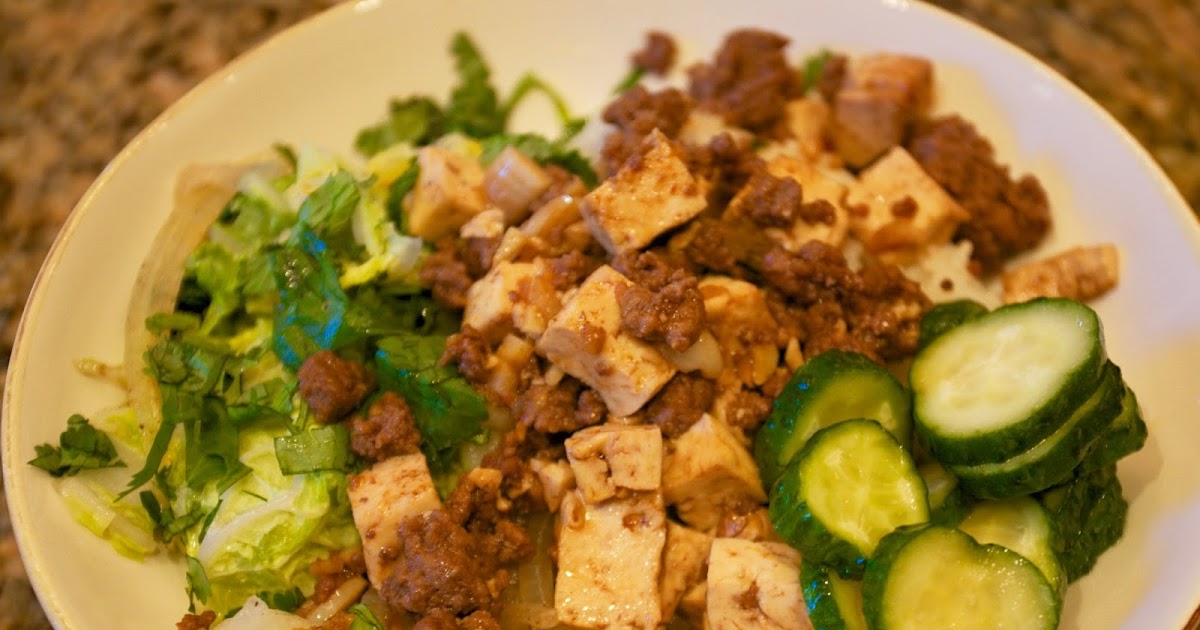 Korean Tofu and Beef Buddha Bowl