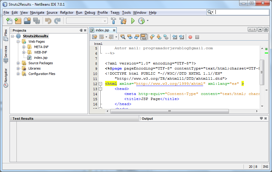 Tutoriales de Programacion Java Struts 2 Parte 5 Tipos de Results