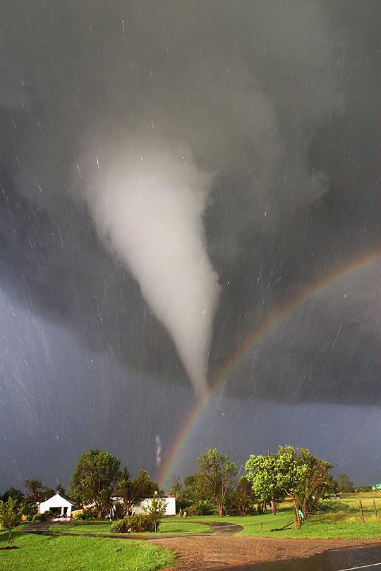 Tornado and Rainbow