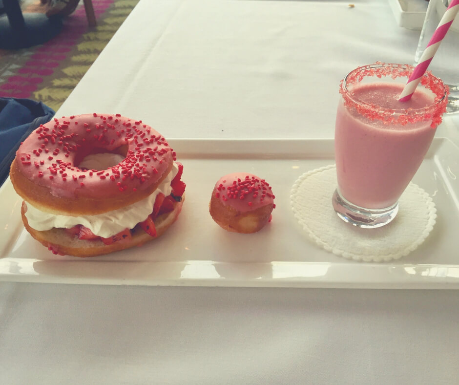 Donut dessert from California Grill at Contemporary Resort in Walt Disney World
