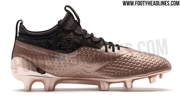 puma rose gold cleats