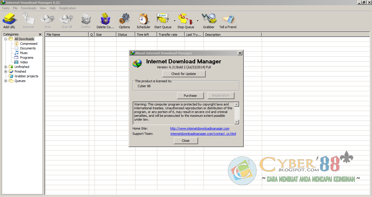 Internet Download Manager 6.21 Build 2 Full Version + Patch