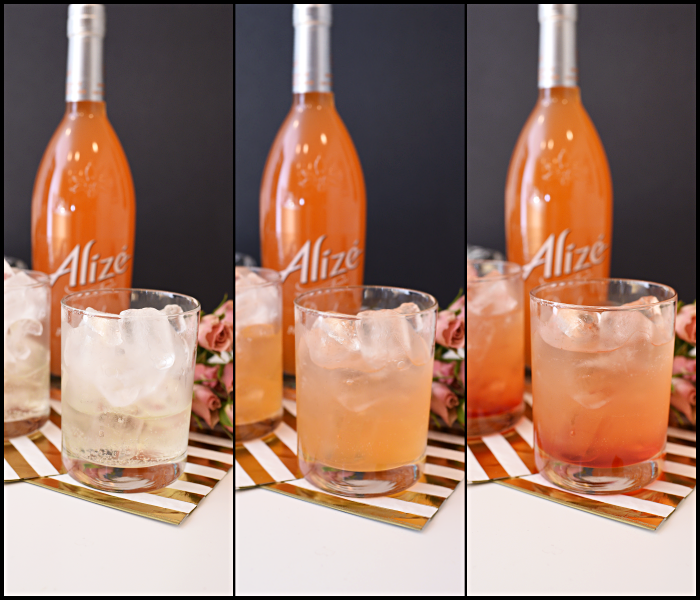Bubbly Peach Cocktail Recipe with Alize Vodka Monica Wants It