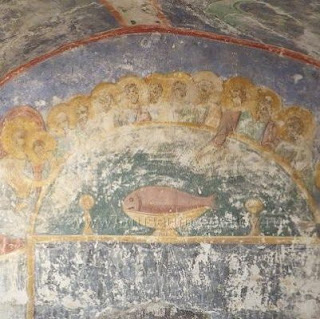 В Пскове обнаружена уникальная фреска 3