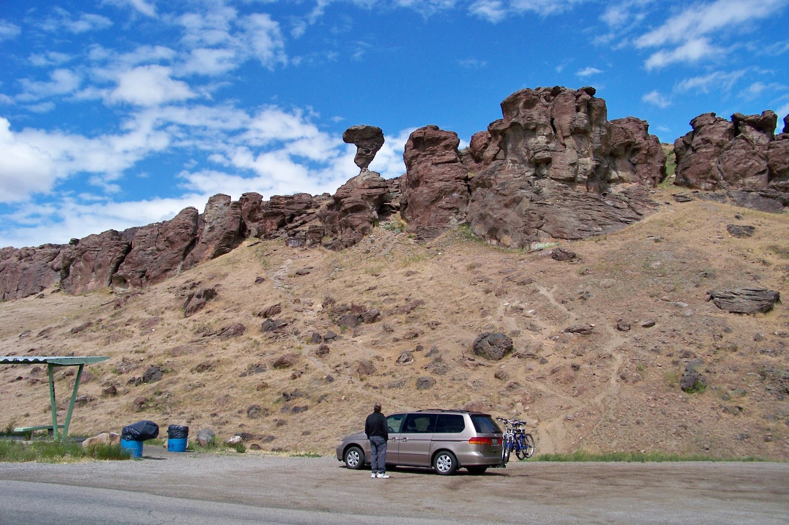 Dave & Kathy 2011 2024 Balanced Rock near CastlefordBuhl Idaho