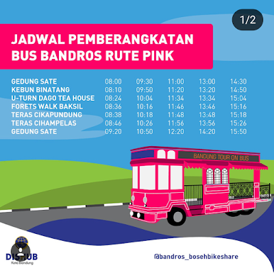 rute naik bandros