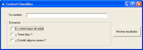 universidad: Problemas con check button