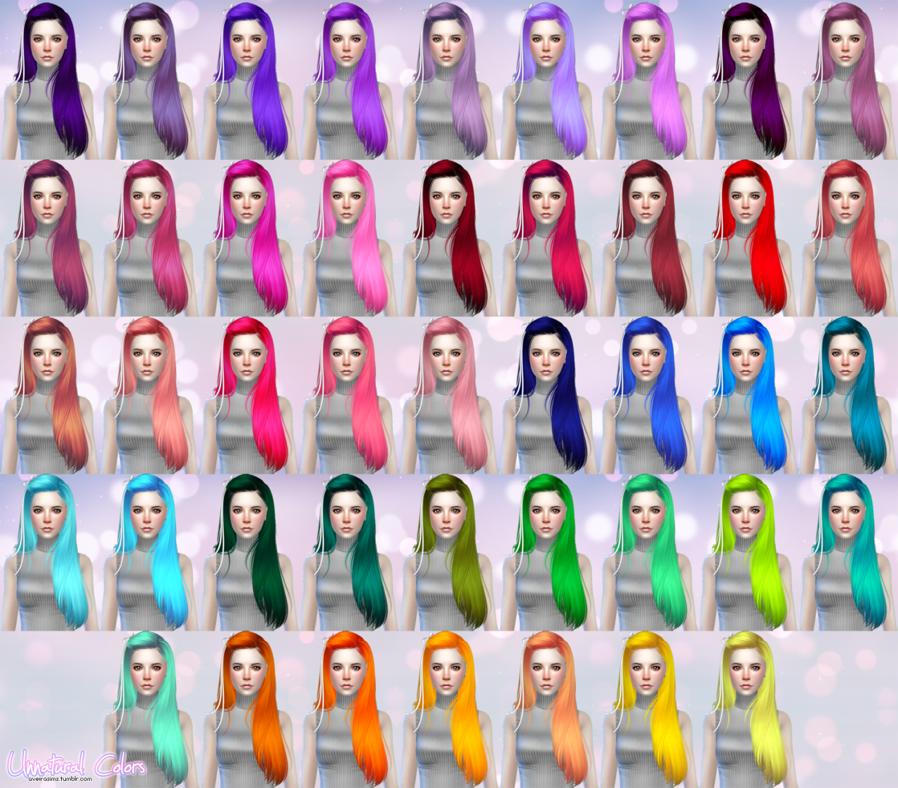 sims 4 hair color mod