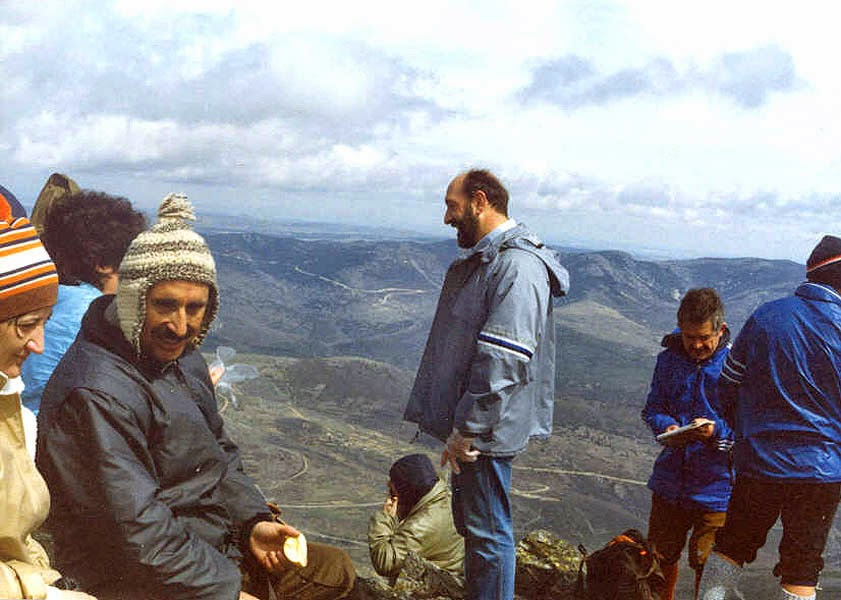 En el pico Ocejón, 1987