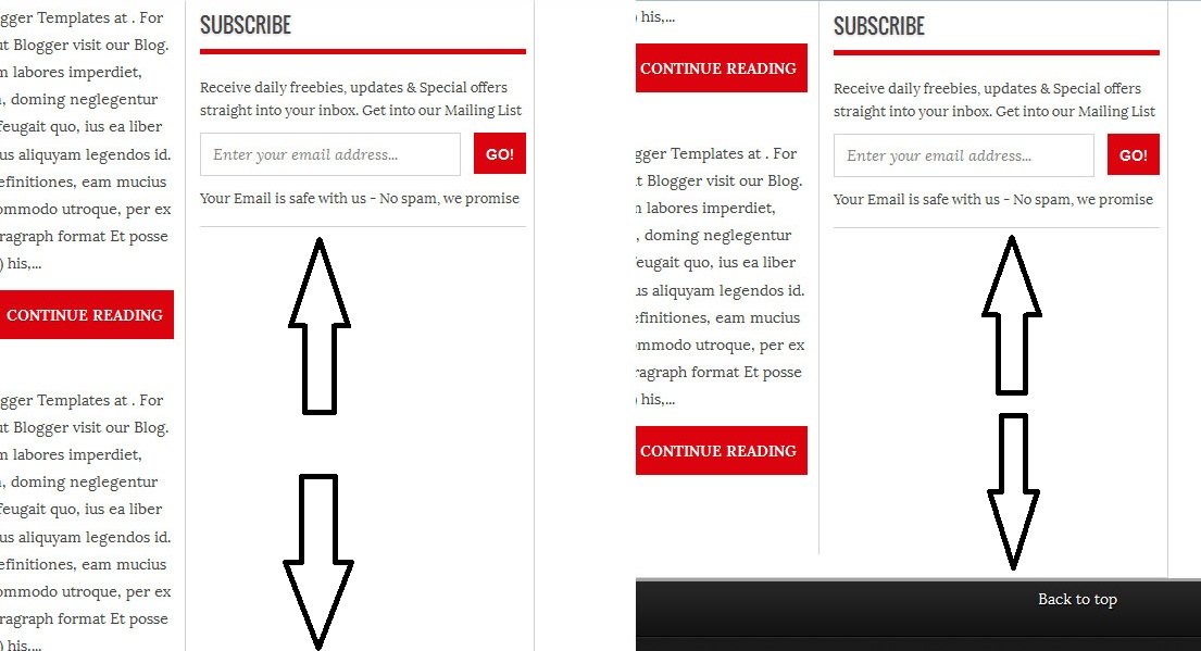 Sticky (Fixed) Sidebar Widget for Blogger That Scrolls With You Bloggers Bakery