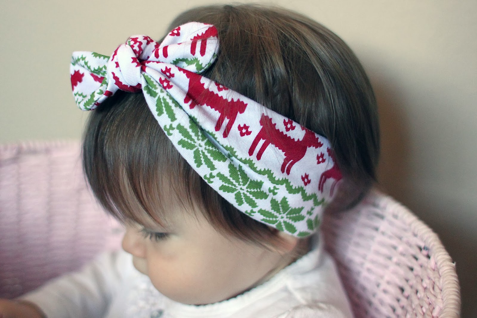 Shades of Gray Christmas Sweater Headband