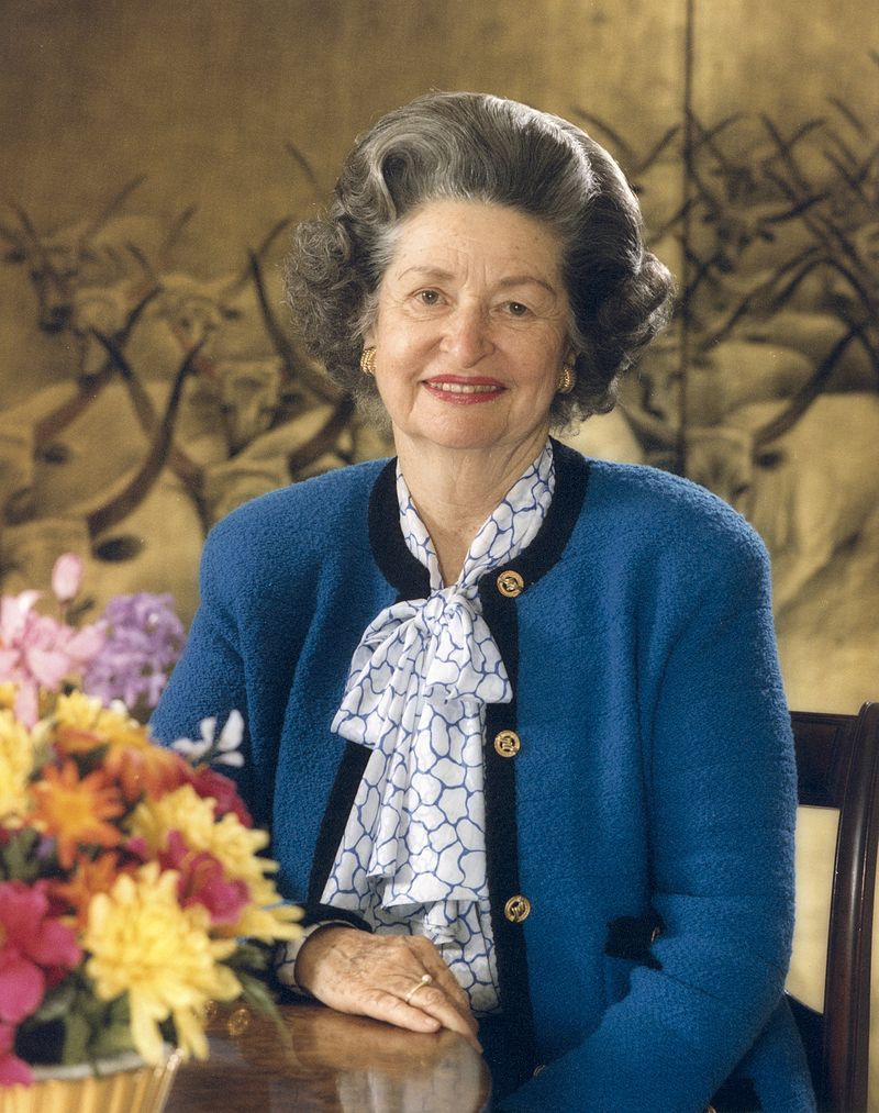 Pol Light Lady Bird Johnson Establishes the National Wildflower