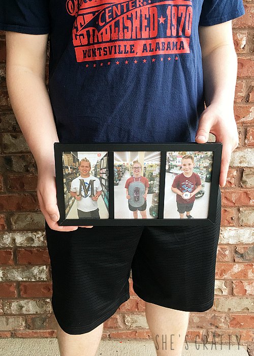 Give mom the best gift ever - a photo frame with photos of her kids