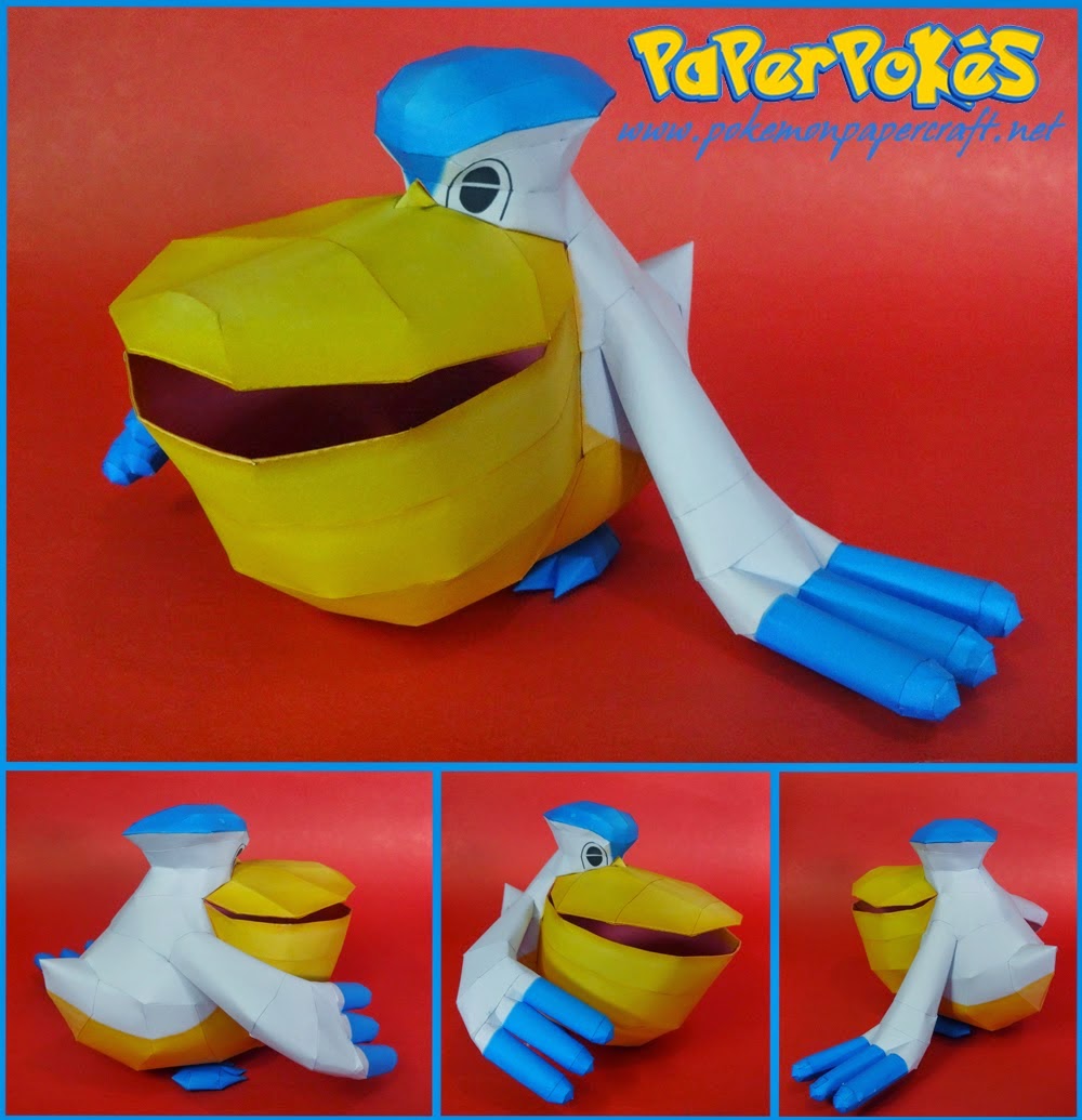 Pokemon Pelipper Papercraft Papercraft Paradise PaperCrafts Paper