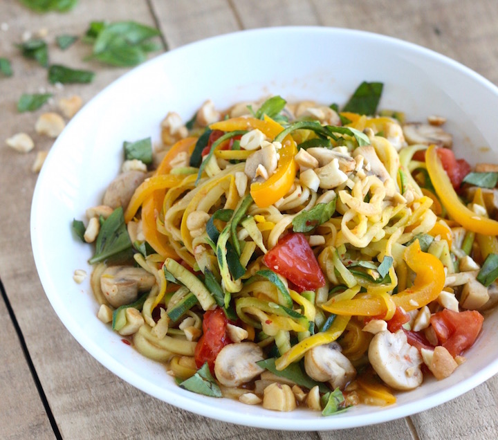 Zucchini Noodle Stir-Fry recipe by SeasonWithSpice.com