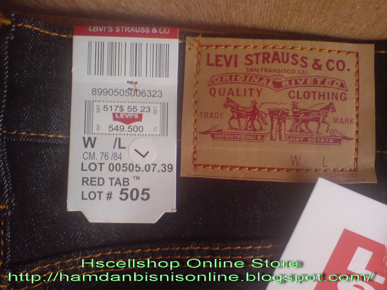 Celana Jeans Wanita Levi's Code CL002  hscellshop