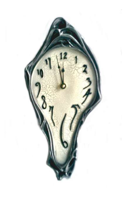 Настенные часы в стиле Сальвадора дали. Часы в стиле Сальвадора дали. Брошь в виде часов