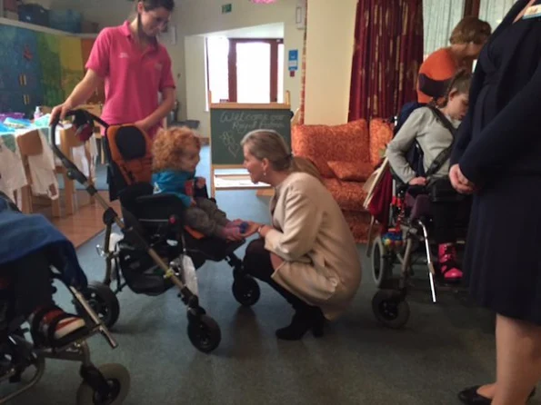 Sophie, Countess of Wessex visits Christopher's Children's Hospice to mark the 15th birthday of the charity Shooting Star Chase 