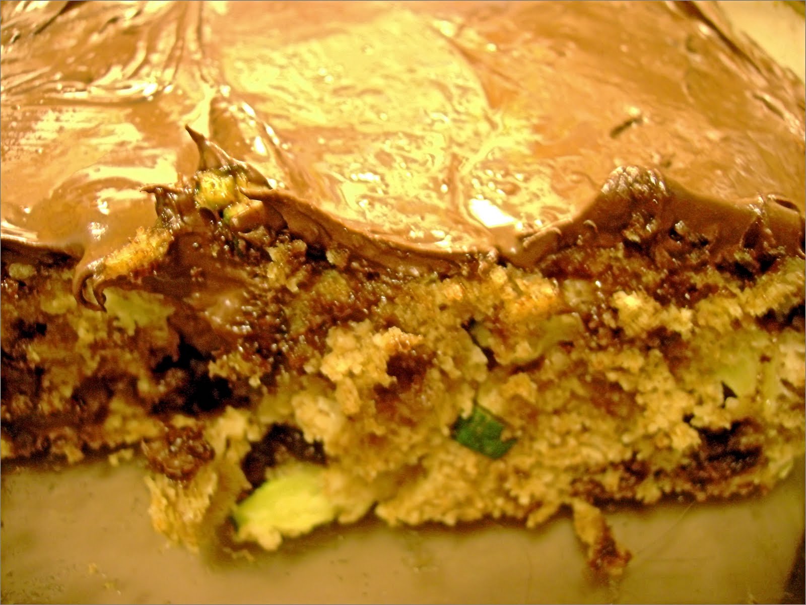 Becky Cooks Lightly ChocolateZucchini Snack Cake