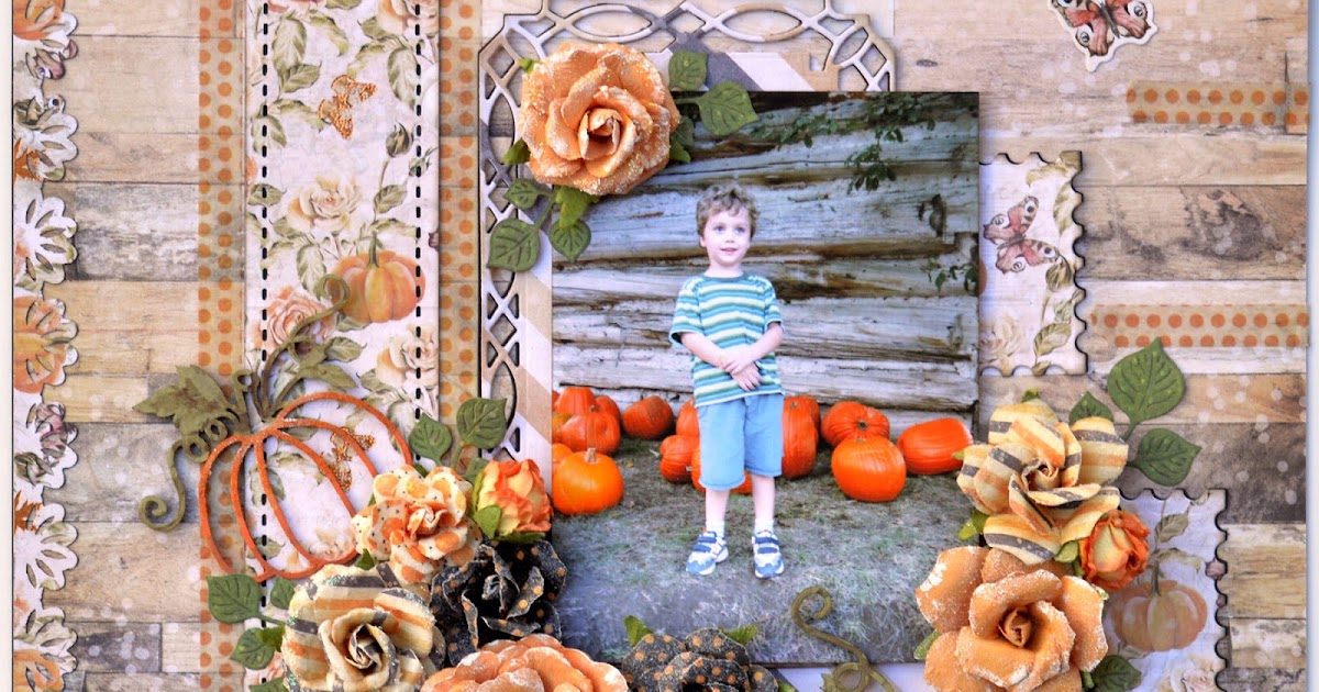 Scraps of Darkness and Scraps of Elegance: An adorable fall layout ...