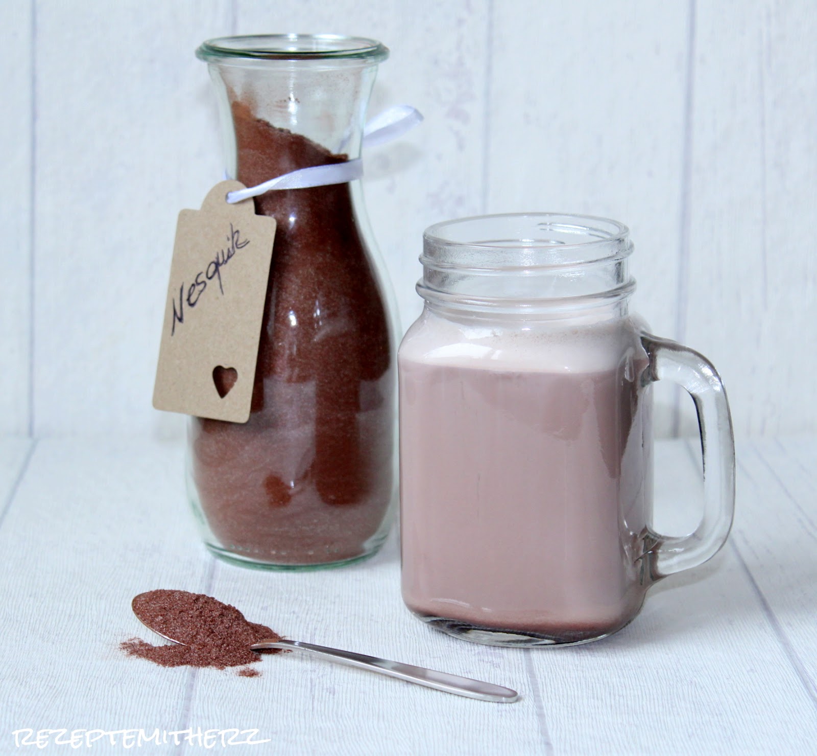 Rezepte mit Herz: Nesquik homemade ♡ Trinkschokoladenpulver