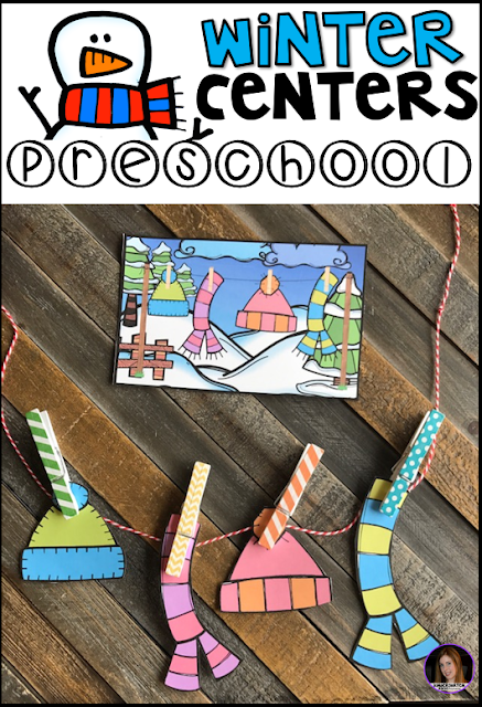 Are you looking for winter themed activities during the busy winter months? Then you will love our on our January Centers for Preschool. Each activity will keep your kids busy, while building important academic skills.