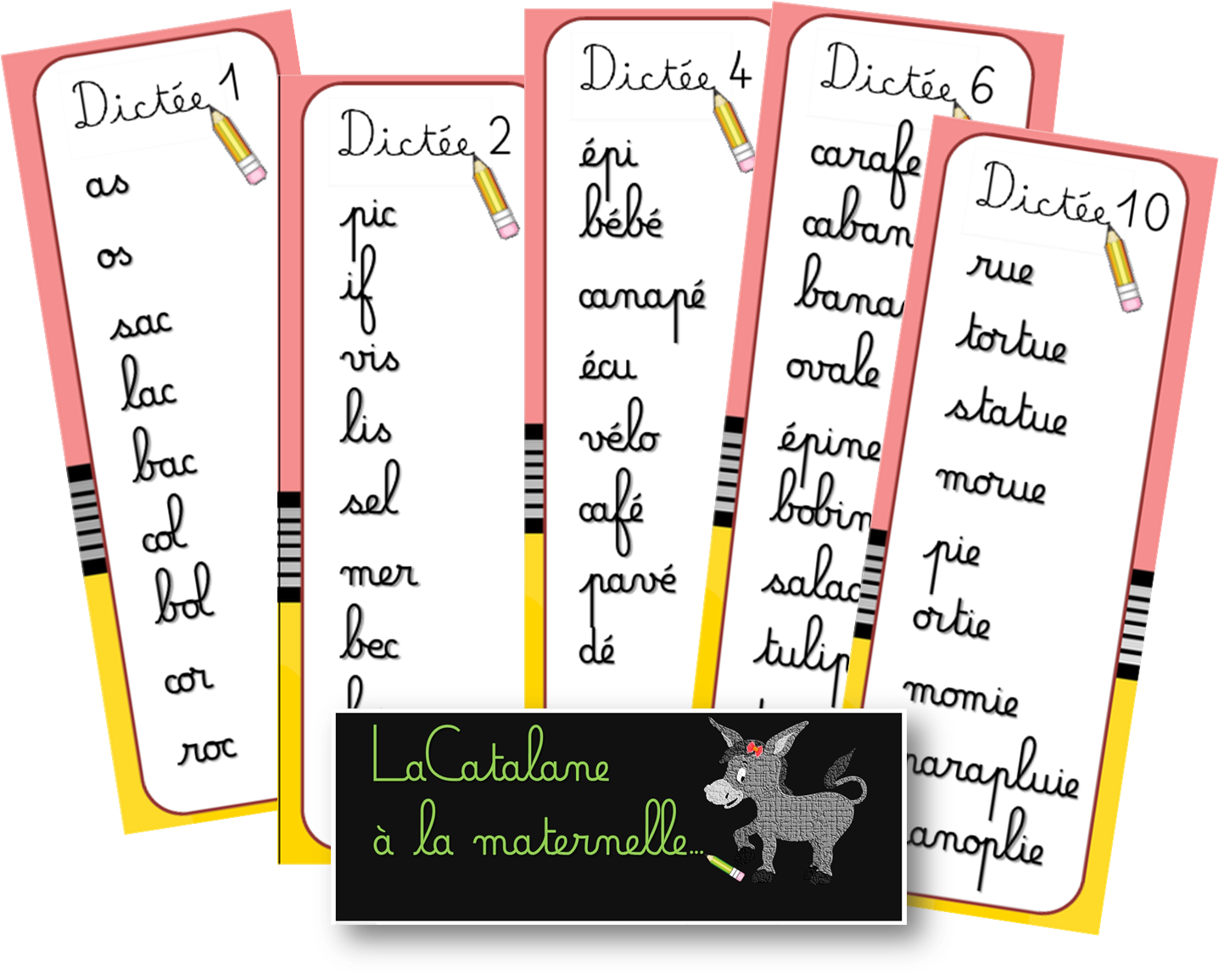 Pochettes des cartes de vocabulaire - Ti'loustics Partage Vocabulaire