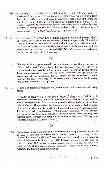 Analysis of prestressed concrete image
