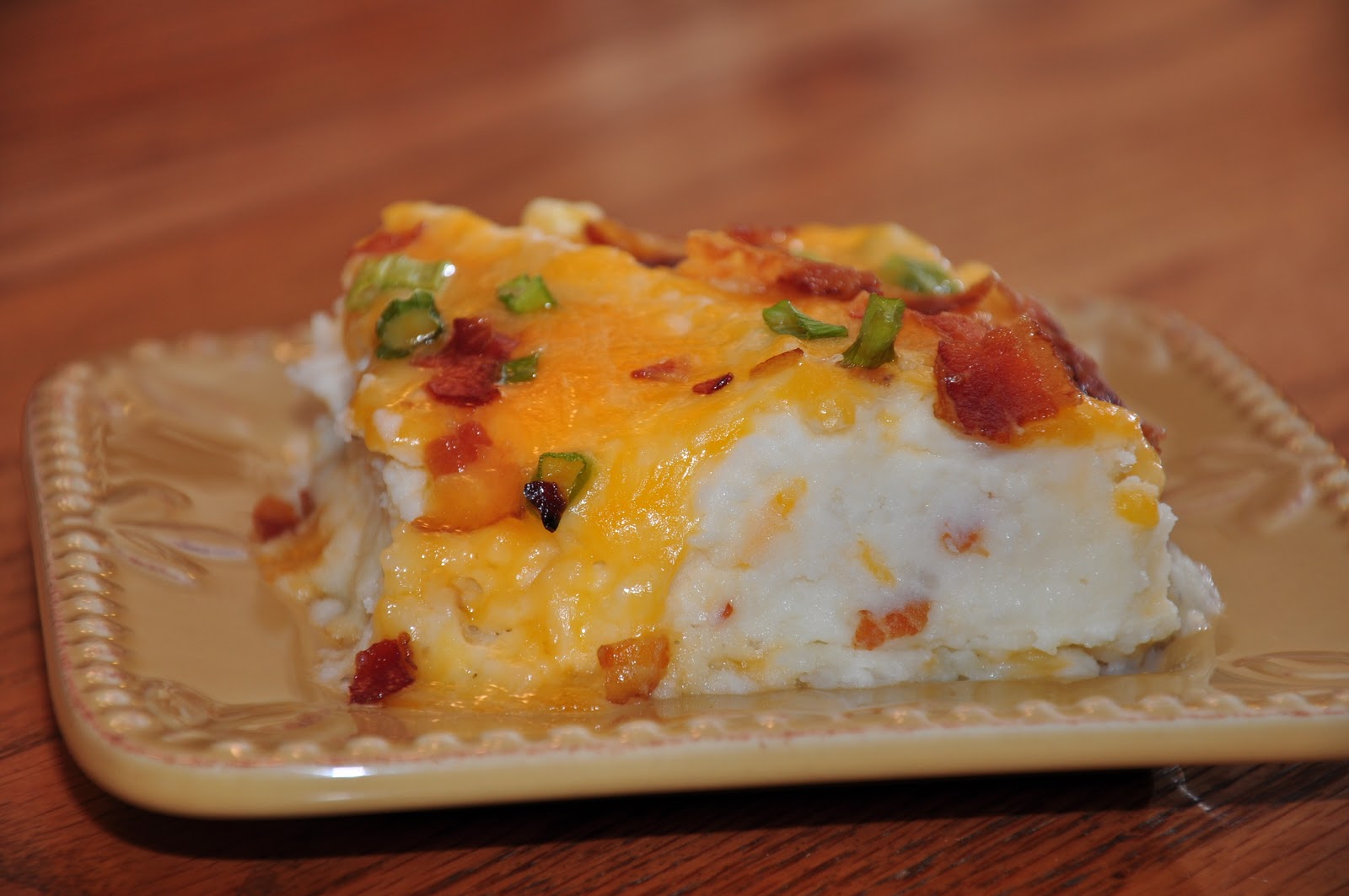 The Changeable Table Repurposed Mashed Potato Bake