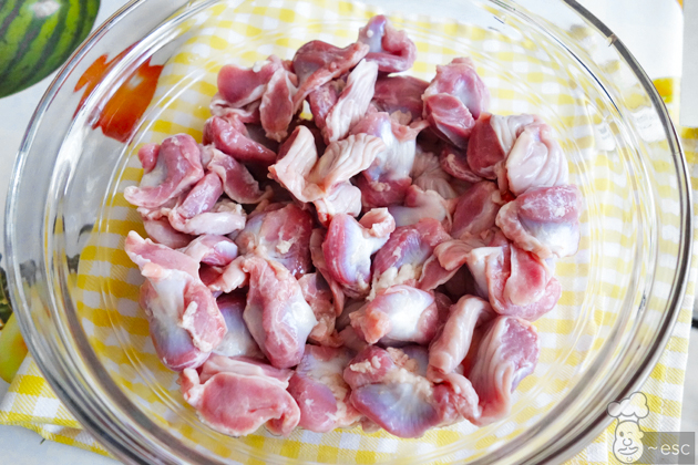 Mollejas de pollo a la cerveza