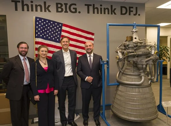 Hereditary Grand Duke Guillaume and Hereditary Grand Duchess Stéphanie, and Minister of Economy of Luxembourg, Etienne Schneider and a delegation of economy visited NASA's Ames Research Center