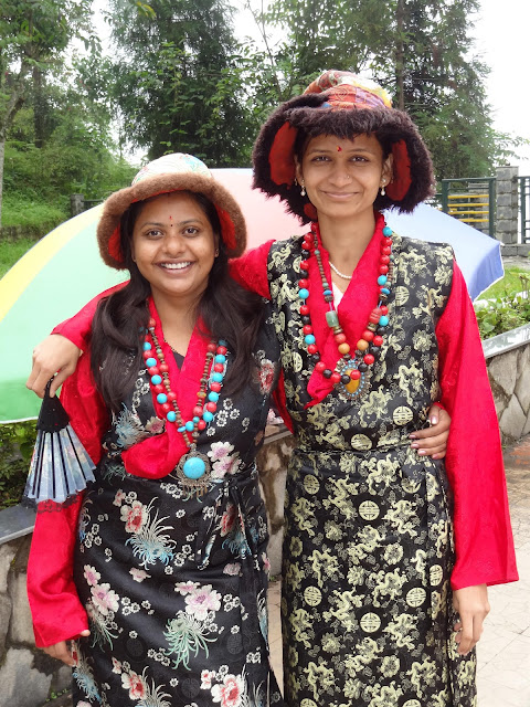 Ganesh Kharat: Sikkim Women Traditional Dress..