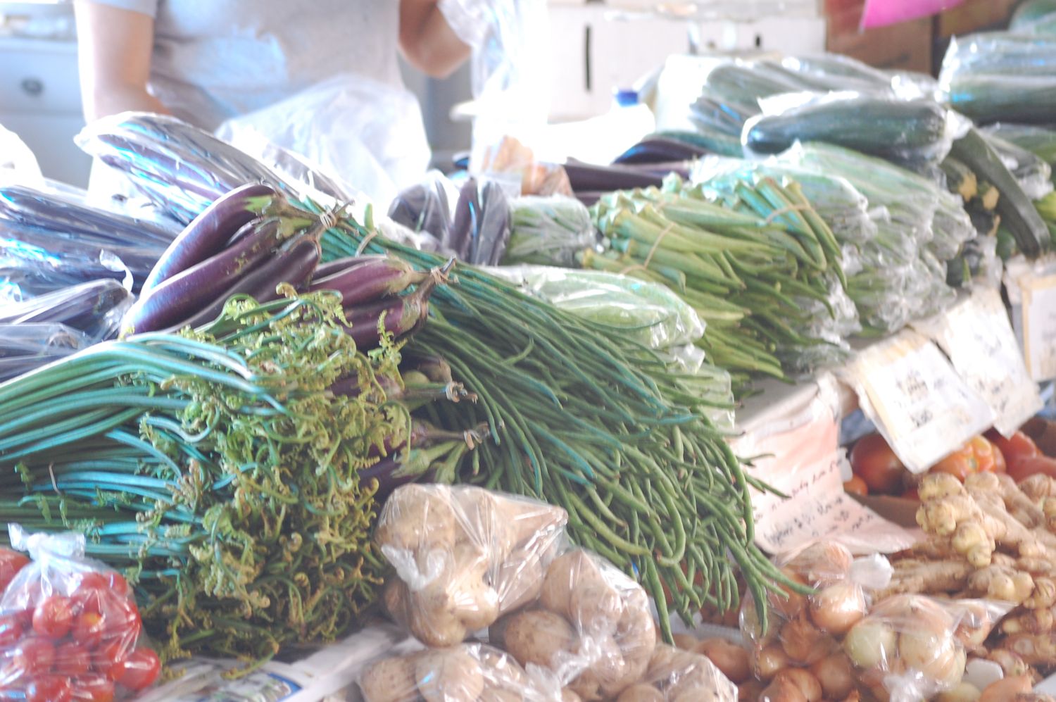 Pakalana Inn, Hilo, Hawaii Farmers Market next to Pakalana Inn