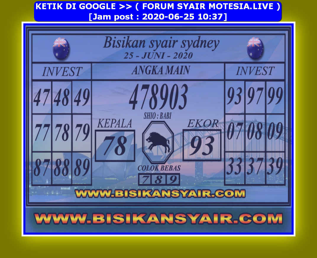 1 New Message Kode Syair Sydney 25 Juni 2020 Forum Syair Togel Hongkong Singapura Sydney 1 New Message Kode Syair Sydney 25 Juni 2020 Forum Syair Togel Hongkong Singapura Sydney