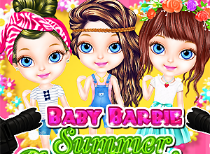Baby Barbie Summer Photoshooting Prep
