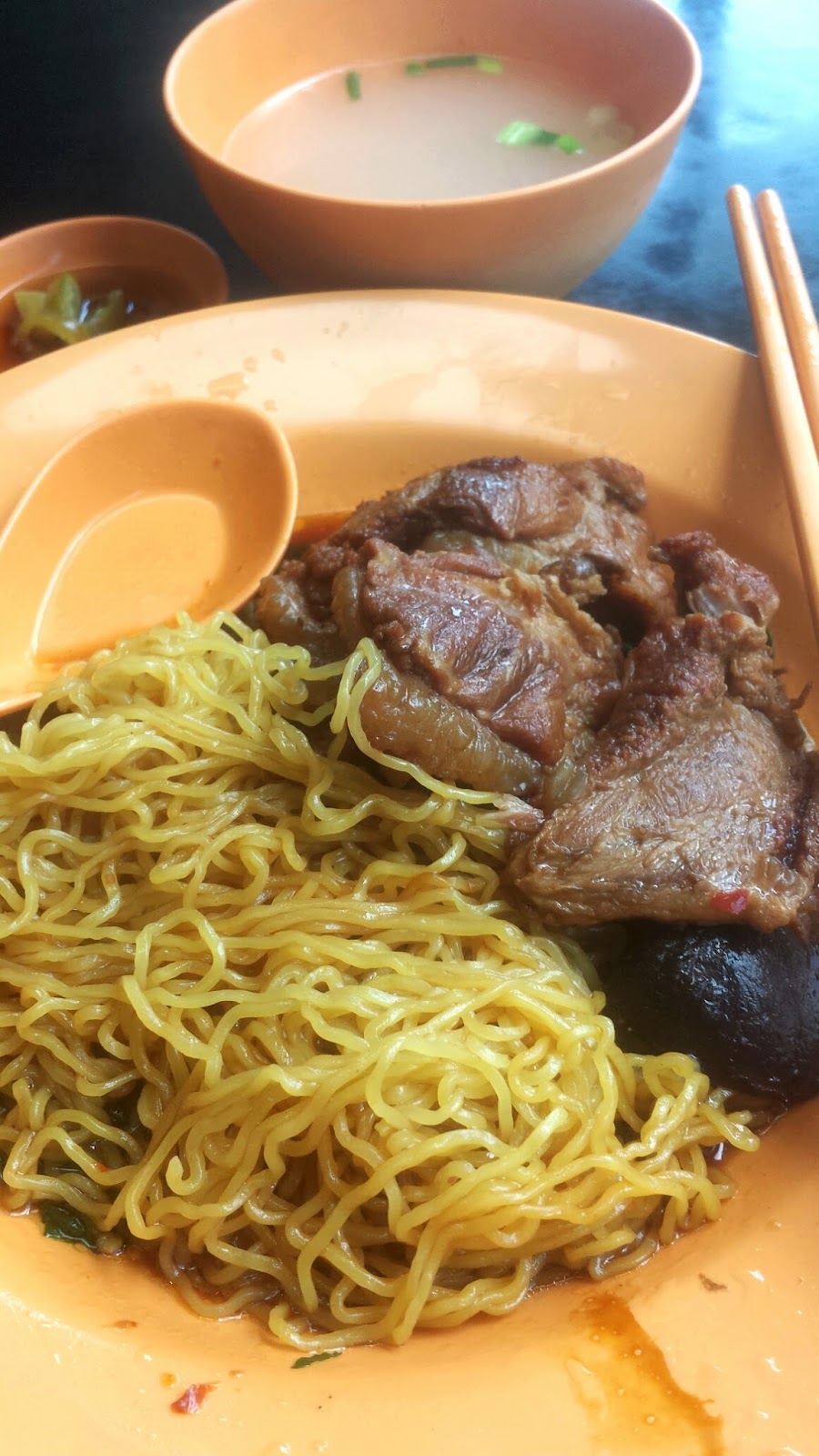 Somewhere in Singapore Blog Dumpling & Pork Rib Noodle