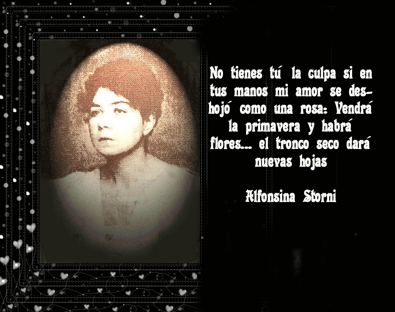 SOBERANO AMOR POR FANNY JEM WONG M.: EL RUEGO POR ALFONSINA STORNI