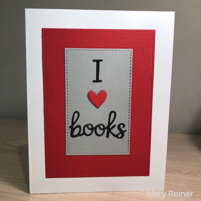 Fan Feature Week - Day 3 | Card by Mary Reiner using Newton's Book Club Stamp Set by Newton's Nook Designs #newtonsnook #handmade