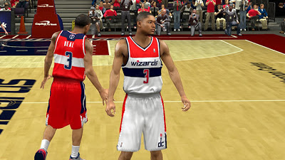 NBA 2K13 Washington Wizards Jersey Mods