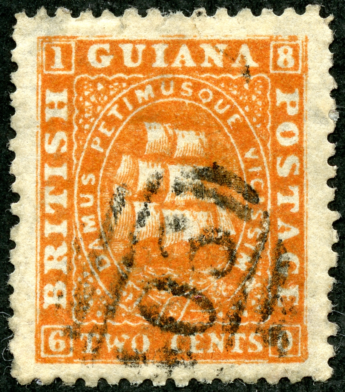 Big Blue 18401940 British Guiana Pt A a closer look