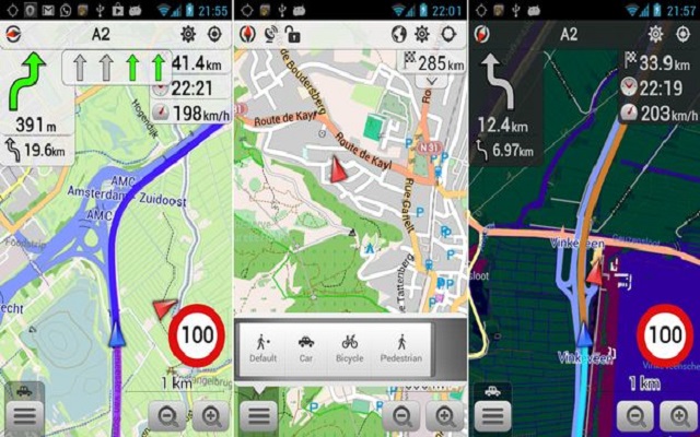 أفضل أربعة تطبيقات الخرائط و الملاحة GPS لهواتف الأندرويد تشتغل بدون أنترنت  OsmAnd