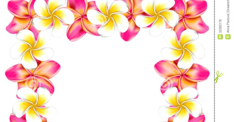  Hawaiian Flower Border  Clip Art Wallpapers Gallery