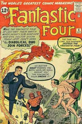 Fantastic Four #6, Dr Doom and Namor Team up